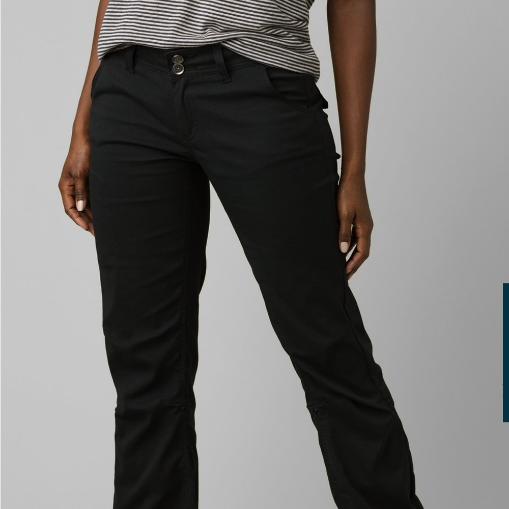 Prana Halle Roll-Up Pane, Black, Sz 12 short